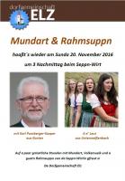 Mundart & Rahmsuppn 2016